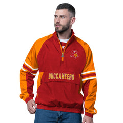 Tampa Bay Buccaneers Starter Vintage Logo Prospect Half-Zip Pullover Red - NFL