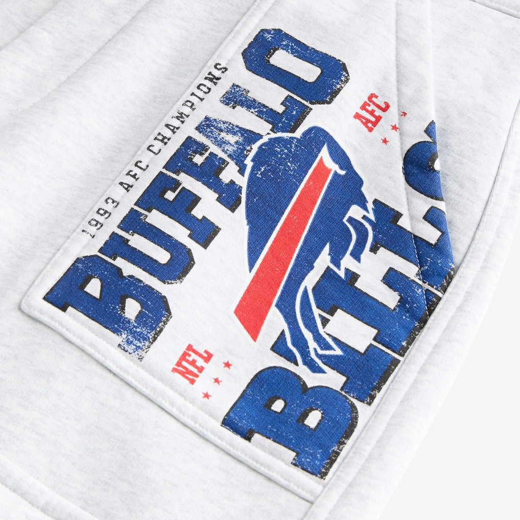 Buffalo Bills Off Season x NFL Women's Fleece Cargo Shorts Heather Gray - NFL