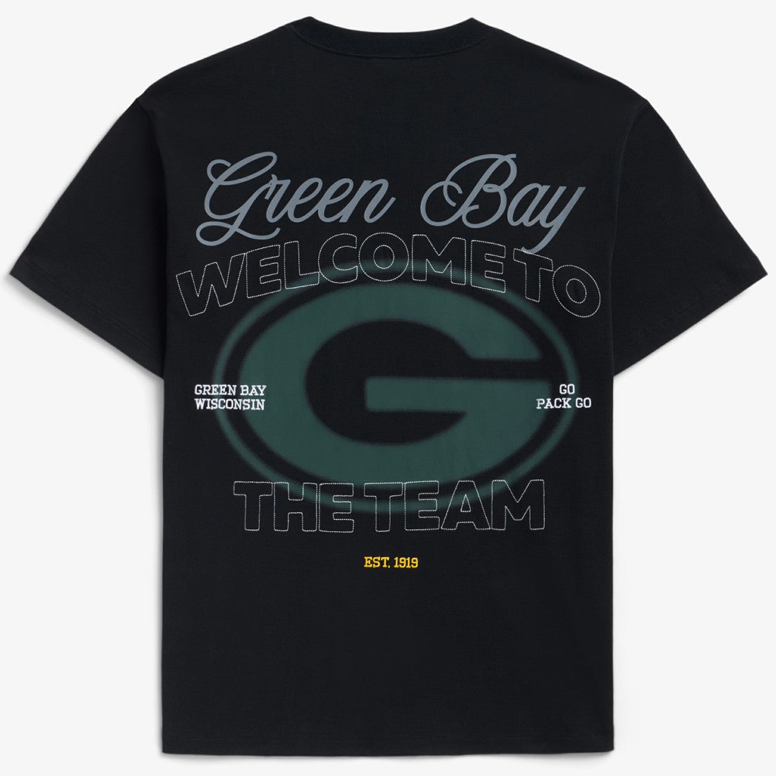 Green Bay Packers Off Season x NFL Unisex Graphic T-Shirt Black - NFL