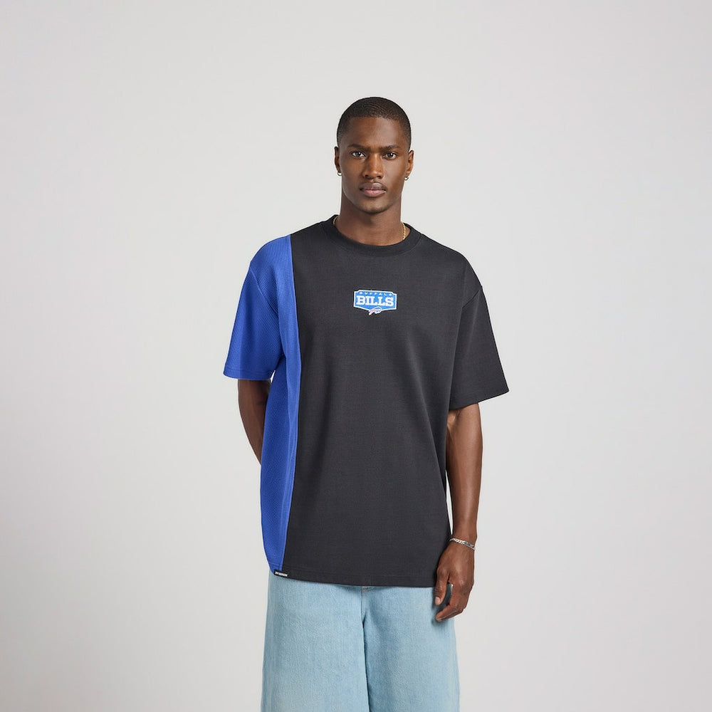 Buffalo Bills Off Season x NFL Unisex Spliced T-Shirt Black - NFL