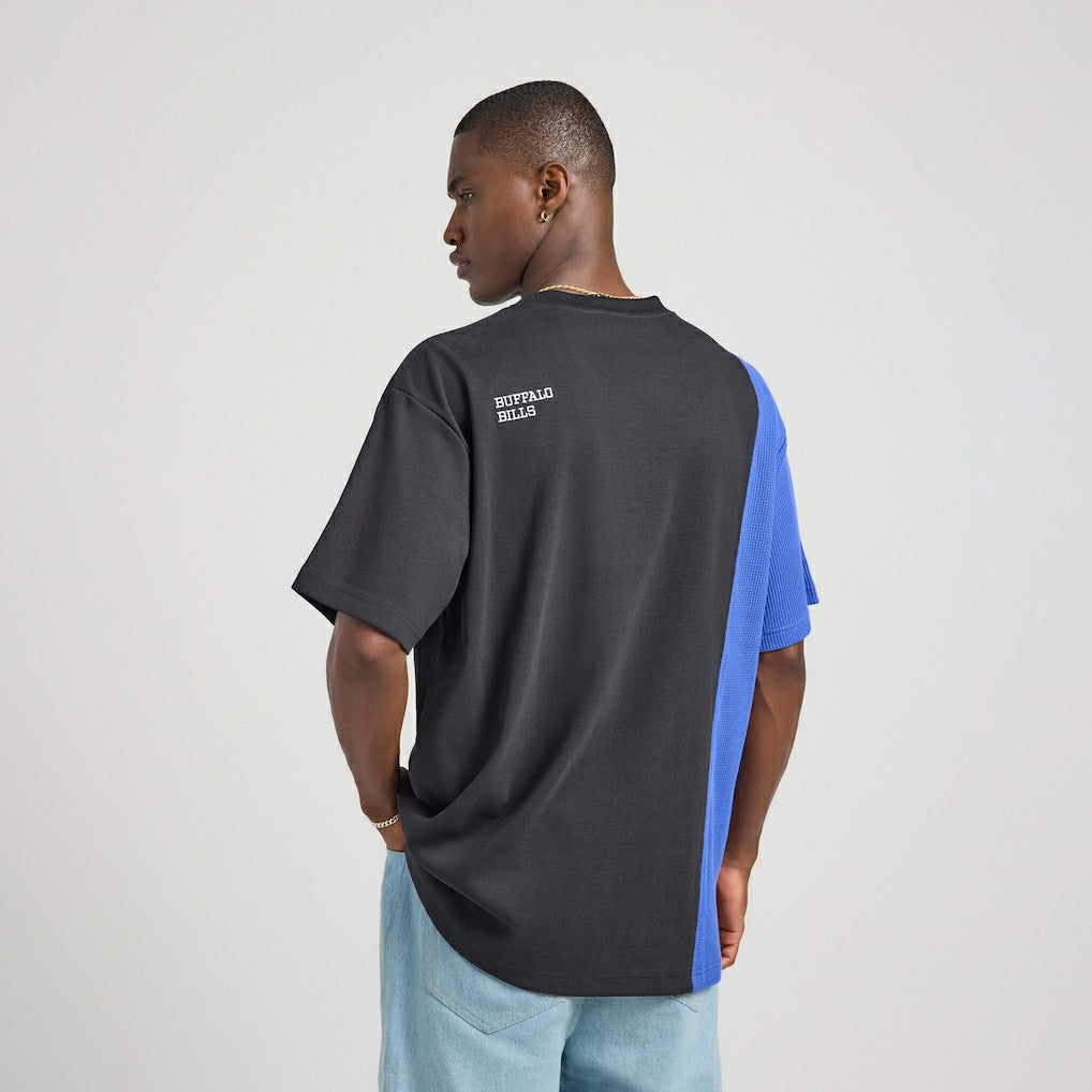 Buffalo Bills Off Season x NFL Unisex Spliced T-Shirt Black - NFL