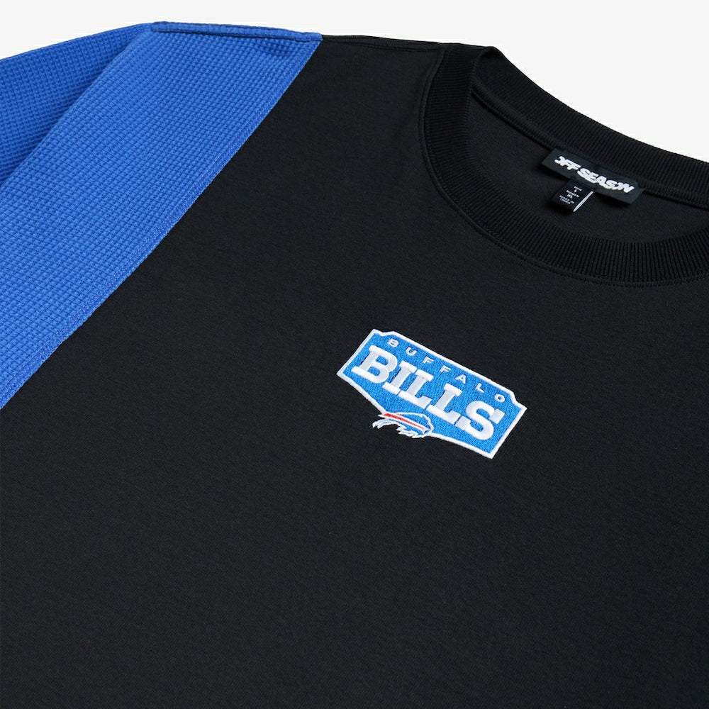 Buffalo Bills Off Season x NFL Unisex Spliced T-Shirt Black - NFL