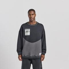 Green Bay Packers Off Season x NFL Unisex Fleece Sweatshirt Black - NFL