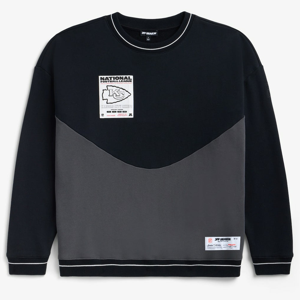 Kansas City Chiefs Off Season x NFL Unisex Fleece Sweatshirt Black - NFL