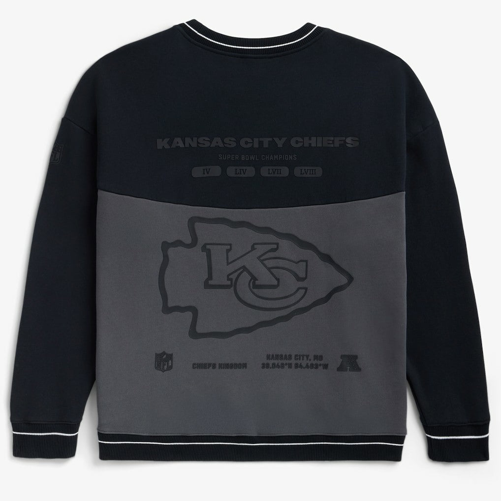Kansas City Chiefs Off Season x NFL Unisex Fleece Sweatshirt Black - NFL