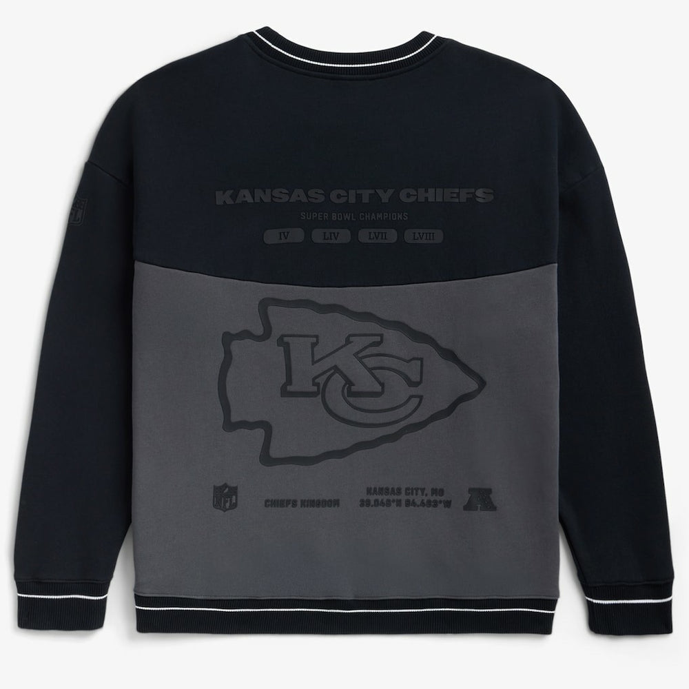 Kansas City Chiefs Off Season x NFL Unisex Fleece Sweatshirt Black - NFL