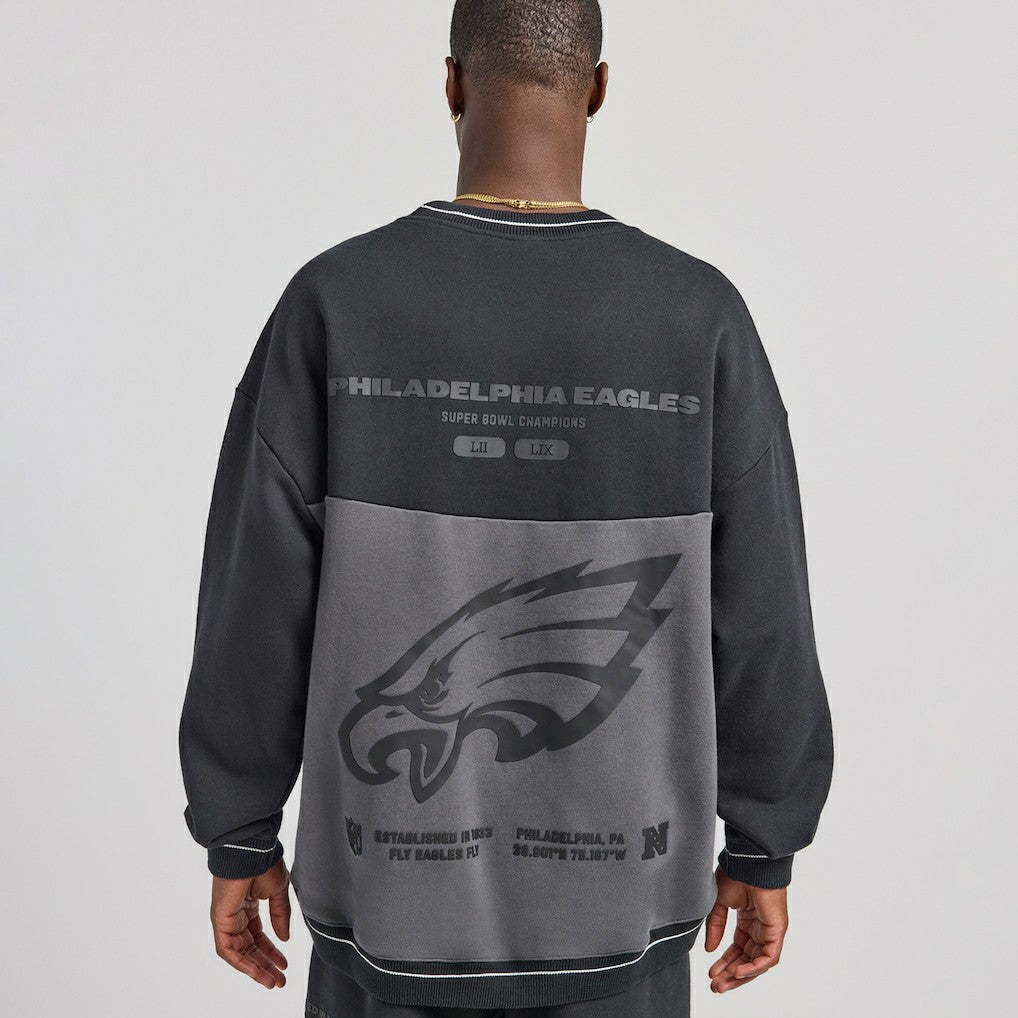 Philadelphia Eagles Off Season x NFL Unisex Fleece Sweatshirt Black - NFL