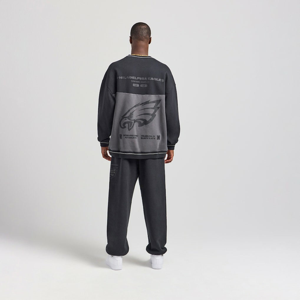 Philadelphia Eagles Off Season x NFL Unisex Fleece Sweatshirt Black - NFL