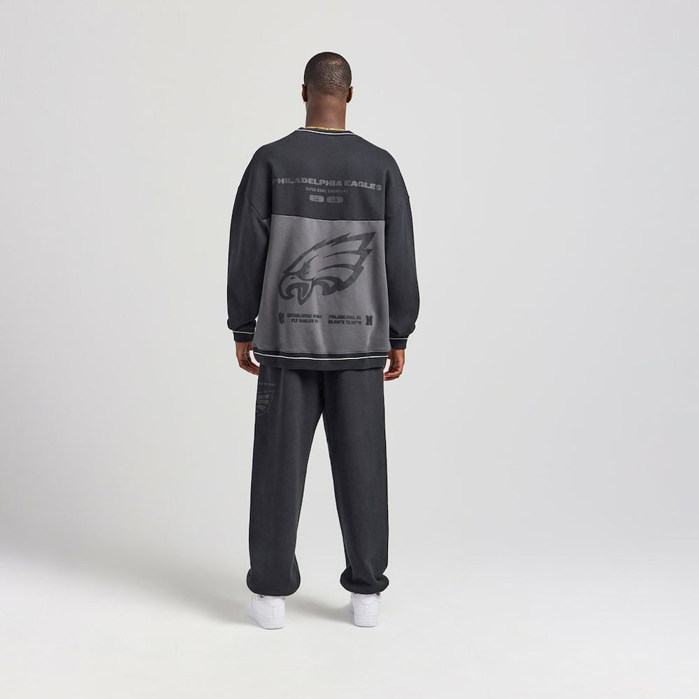 Philadelphia Eagles Off Season x NFL Unisex Fleece Sweatshirt Black - NFL