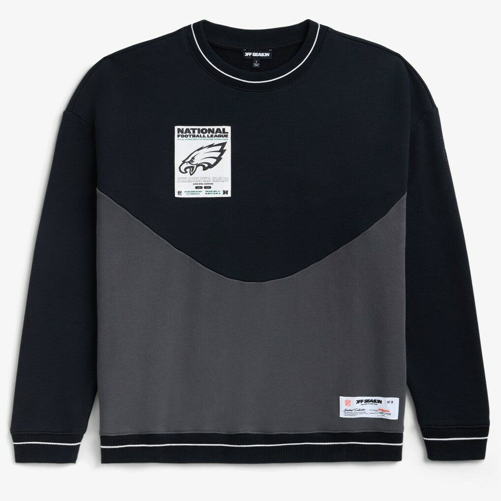 Philadelphia Eagles Off Season x NFL Unisex Fleece Sweatshirt Black - NFL
