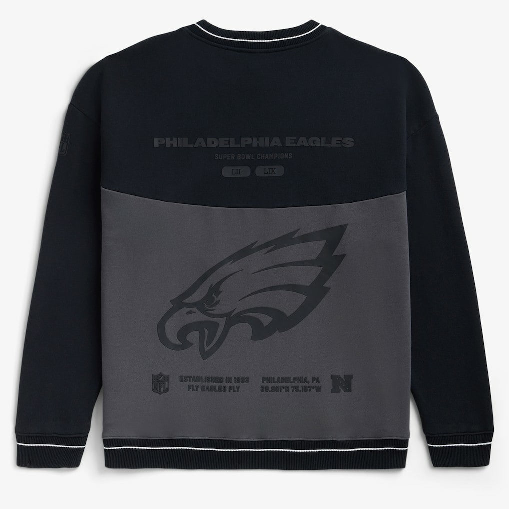 Philadelphia Eagles Off Season x NFL Unisex Fleece Sweatshirt Black - NFL