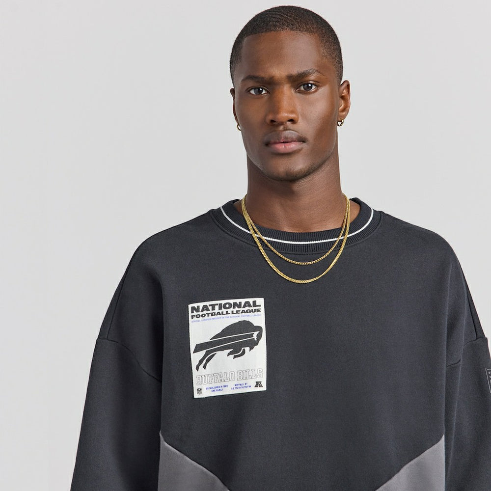 Buffalo Bills Off Season x NFL Unisex Fleece Sweatshirt Black - NFL