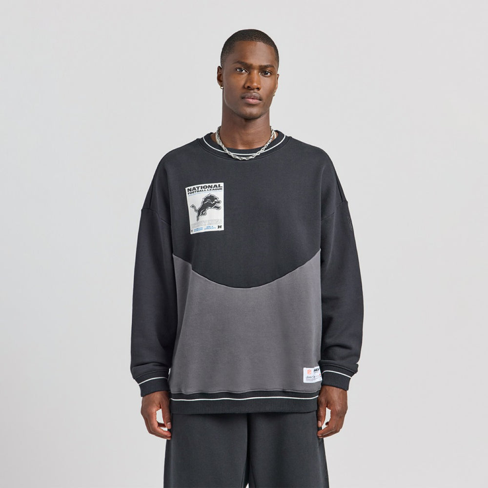 Detroit Lions Off Season x NFL Unisex Fleece Sweatshirt Black - NFL