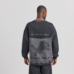 Detroit Lions Off Season x NFL Unisex Fleece Sweatshirt Black - NFL