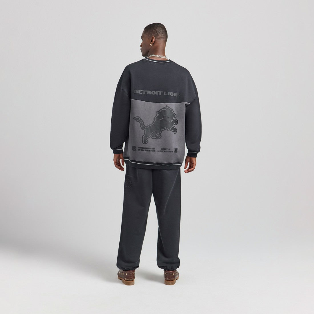 Detroit Lions Off Season x NFL Unisex Fleece Sweatshirt Black - NFL