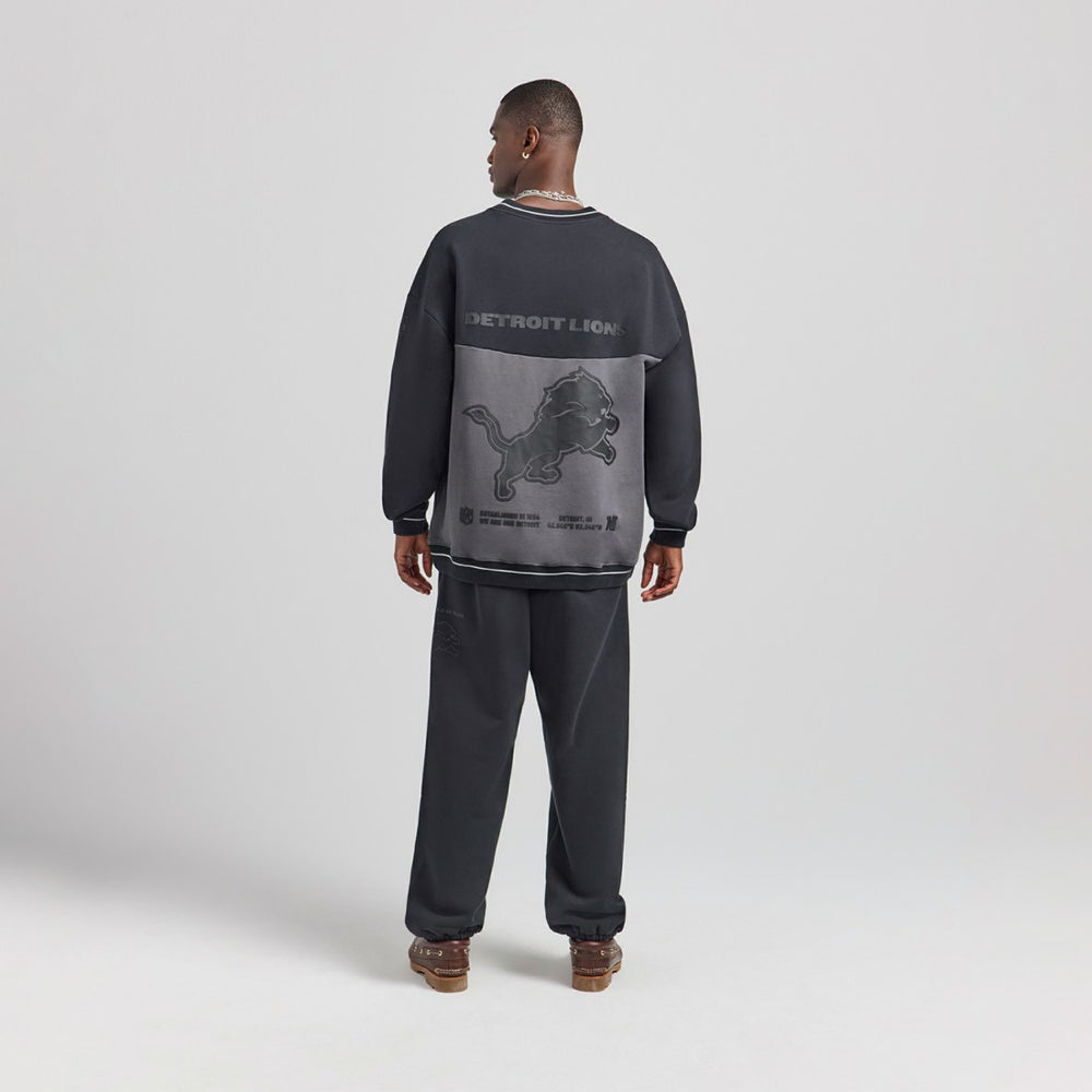 Detroit Lions Off Season x NFL Unisex Fleece Sweatshirt Black - NFL