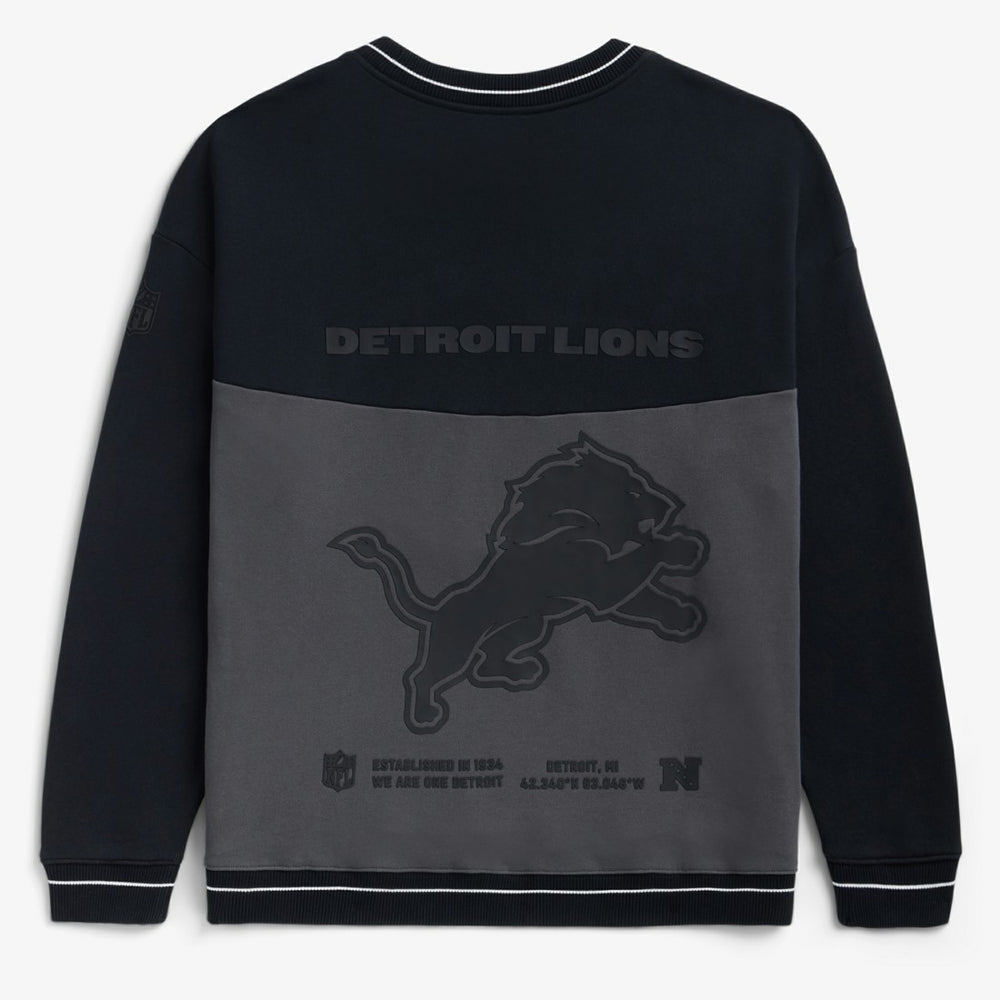 Detroit Lions Off Season x NFL Unisex Fleece Sweatshirt Black - NFL