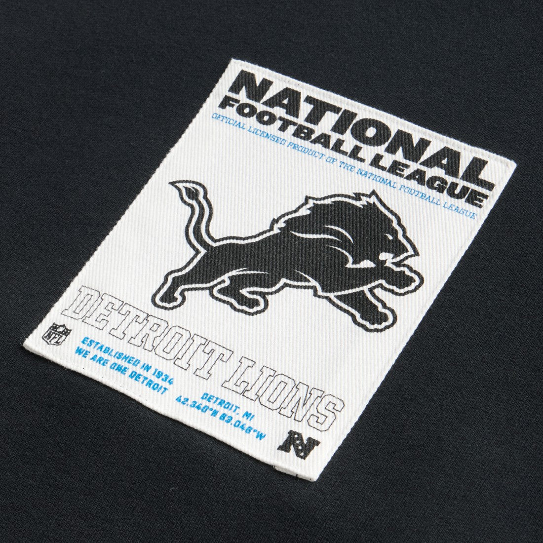 Detroit Lions Off Season x NFL Unisex Fleece Sweatshirt Black - NFL