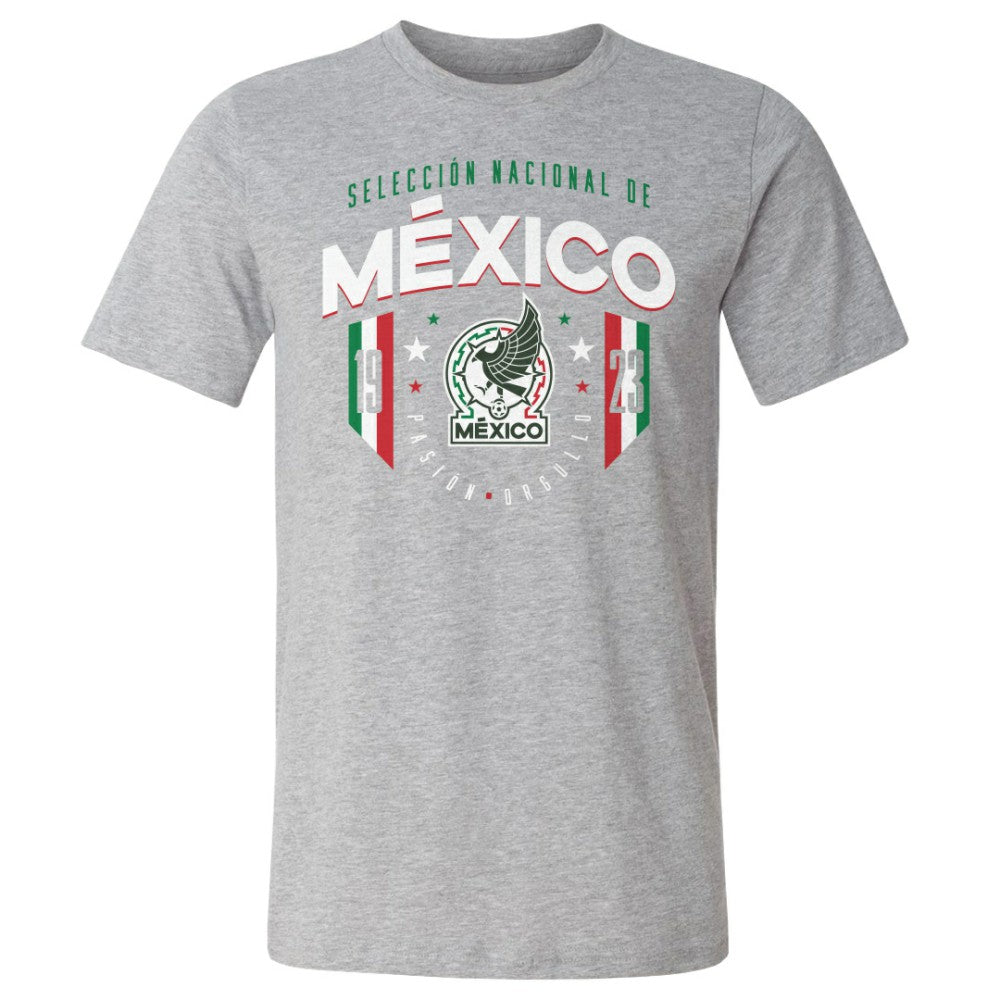 Mexico National Team 500 Level 1923 T-Shirts - Heather Gray
