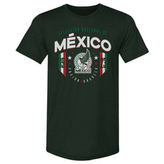 Mexico National Team 500 Level 1923 Premium Tri-Blend T-Shirts - Forest Green