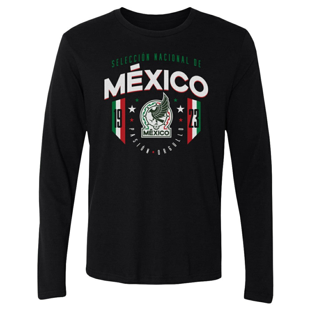Mexico National Team 500 Level 1923 Long Sleeve T-Shirts - Black