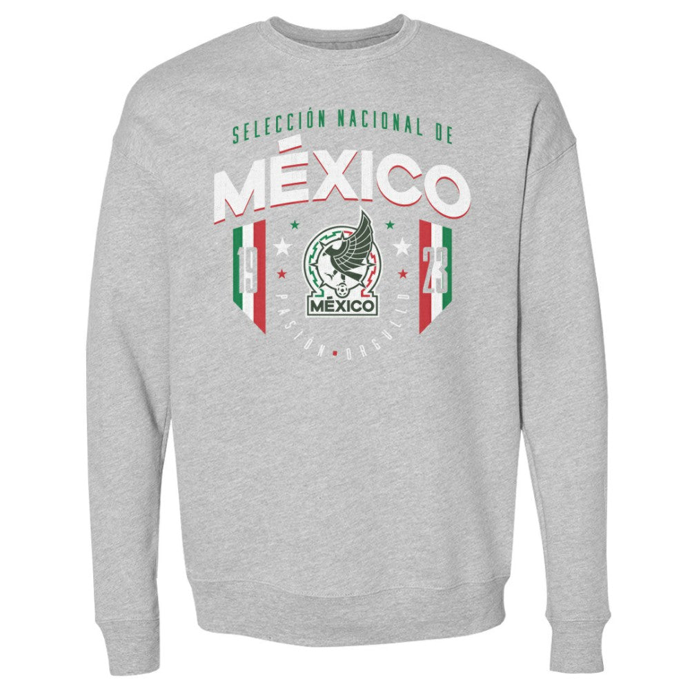 Mexico National Team 500 Level 1923 Pullover Sweatshirt - Heather Gray