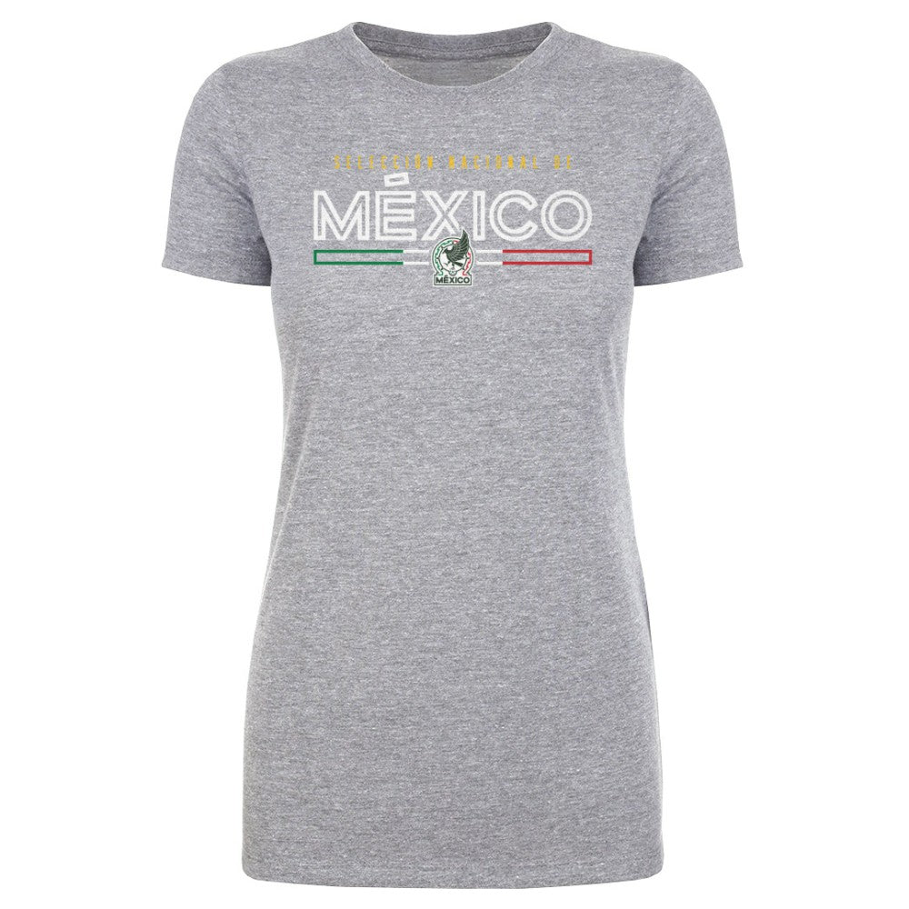 Mexico National Team 500 Level Women's Inline T-Shirts - Heather Gray