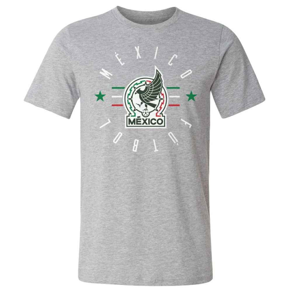 Mexico National Team 500 Level Futbol T-Shirts - Heather Gray