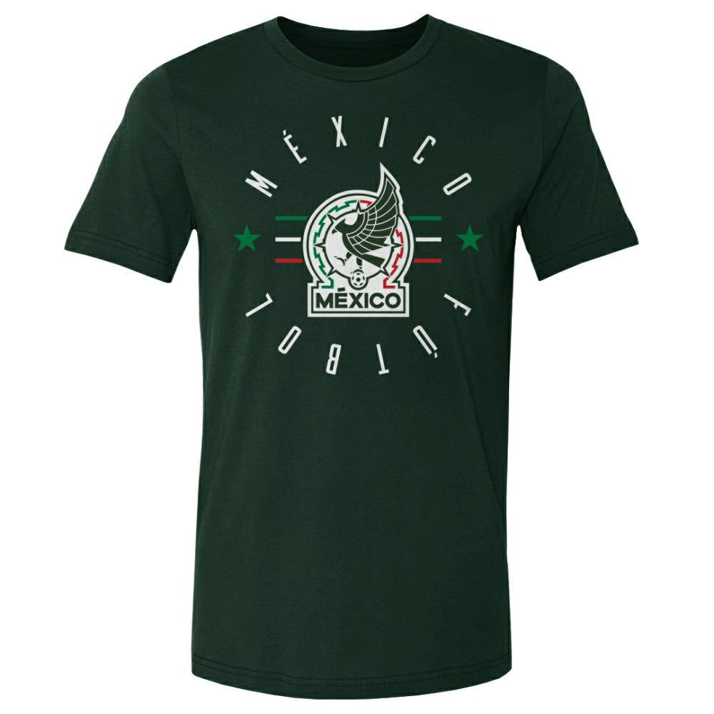 Mexico National Team 500 Level Futbol T-Shirts - Forest Green