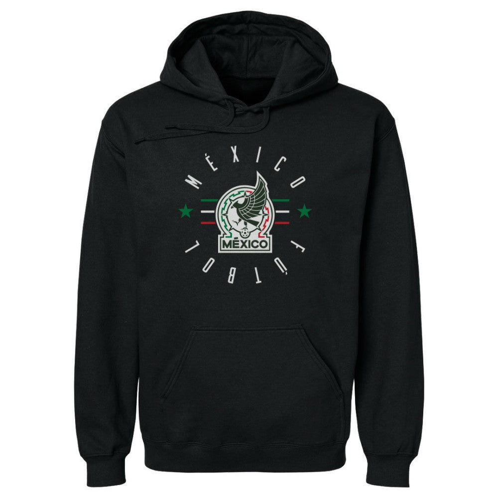 Mexico National Team 500 Level Futbol Pullover Hoodie - Black