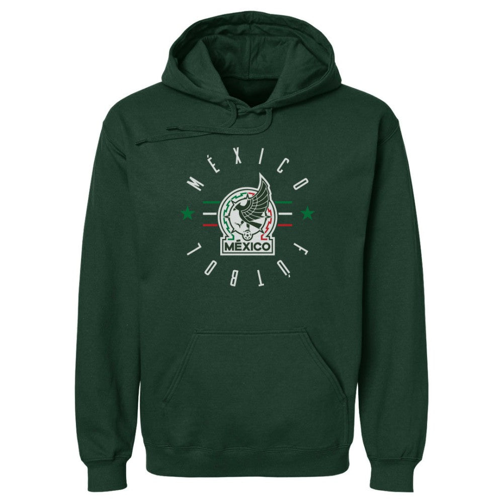 Mexico National Team 500 Level Futbol Pullover Hoodie - Forest Green