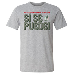 Mexico National Team 500 Level Si Se Puede Inline Bold T-Shirts - Heather Gray