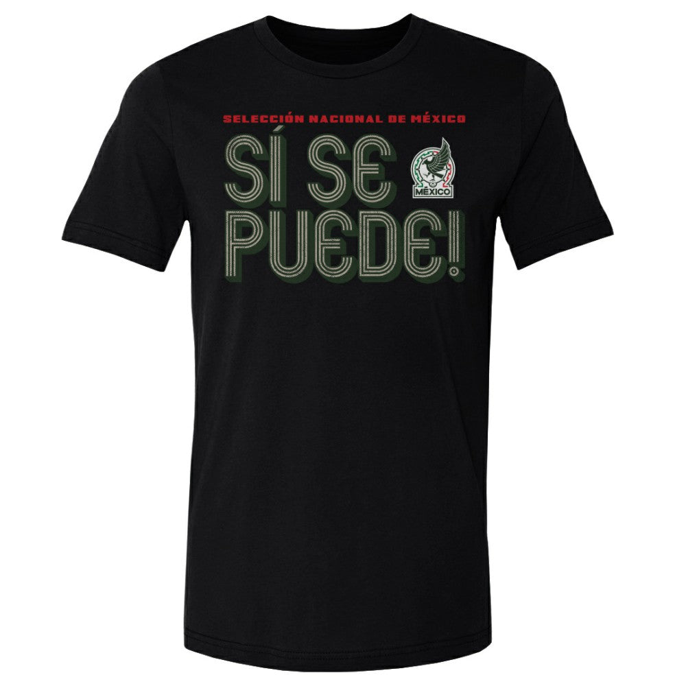 Mexico National Team 500 Level Si Se Puede Inline Bold T-Shirts - Black