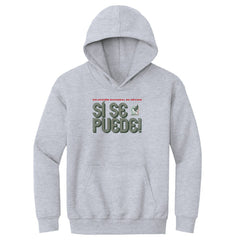 Mexico National Team 500 Level Youth Si Se Puede Inline Bold Pullover Hoodie - Gray