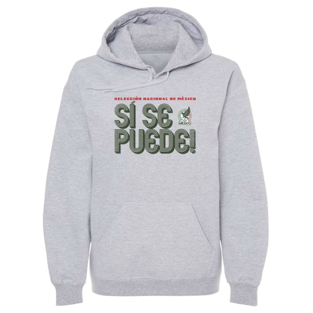 Mexico National Team 500 Level Si Se Puede Inline Bold Pullover Hoodie - Gray