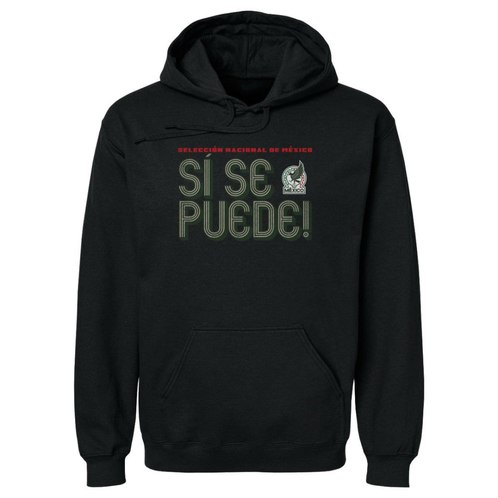 Mexico National Team 500 Level Si Se Puede Inline Bold Pullover Hoodie - Black