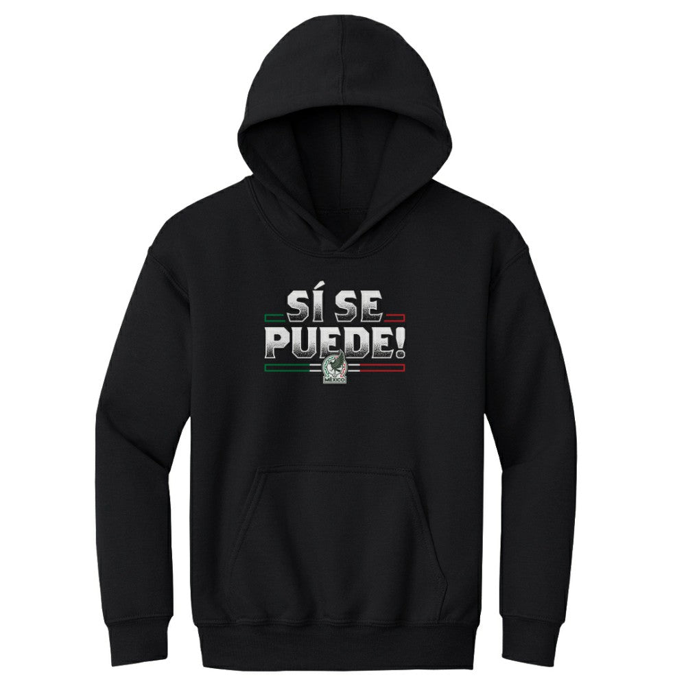 Mexico National Team 500 Level Youth Si Se Puede Pullover Hoodie - Black