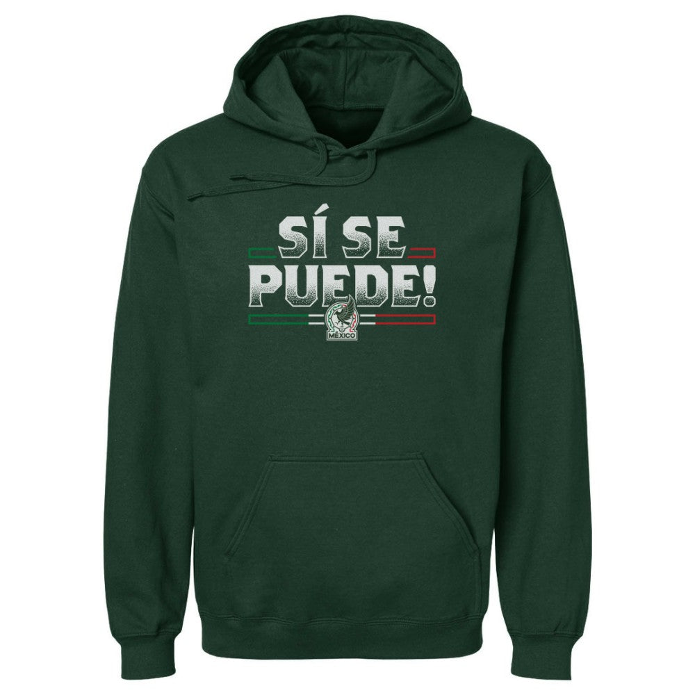 Mexico National Team 500 Level Si Se Puede Pullover Hoodie - Forest Green