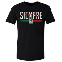 Mexico National Team 500 Level Siempre Contigo Cotton T-Shirts - Black