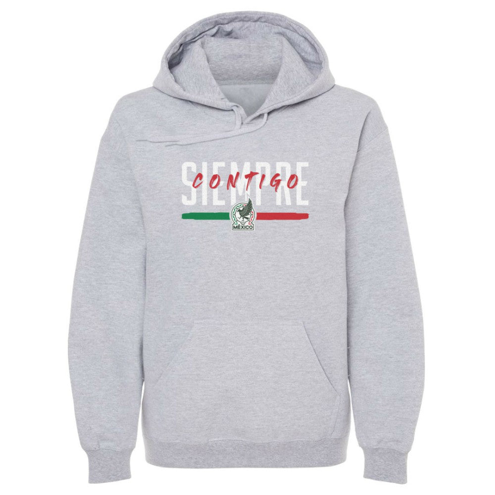 Mexico National Team 500 Level Siempre Contigo Pullover Hoodie - Gray