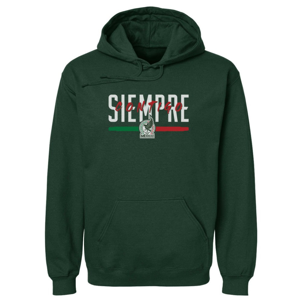 Mexico National Team 500 Level Siempre Contigo Pullover Hoodie - Dark Green