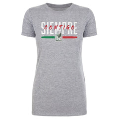 Mexico National Team 500 Level Women's Siempre Contigo T-Shirts - Heather Gray