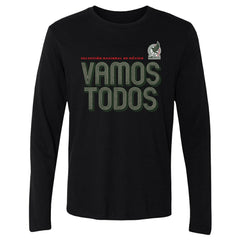 Mexico National Team 500 Level Vamos Todos Inline Bold Long Sleeve T-Shirts - Black