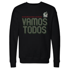 Mexico National Team 500 Level Vamos Todos Inline Bold Crewneck Sweatshirt - Black