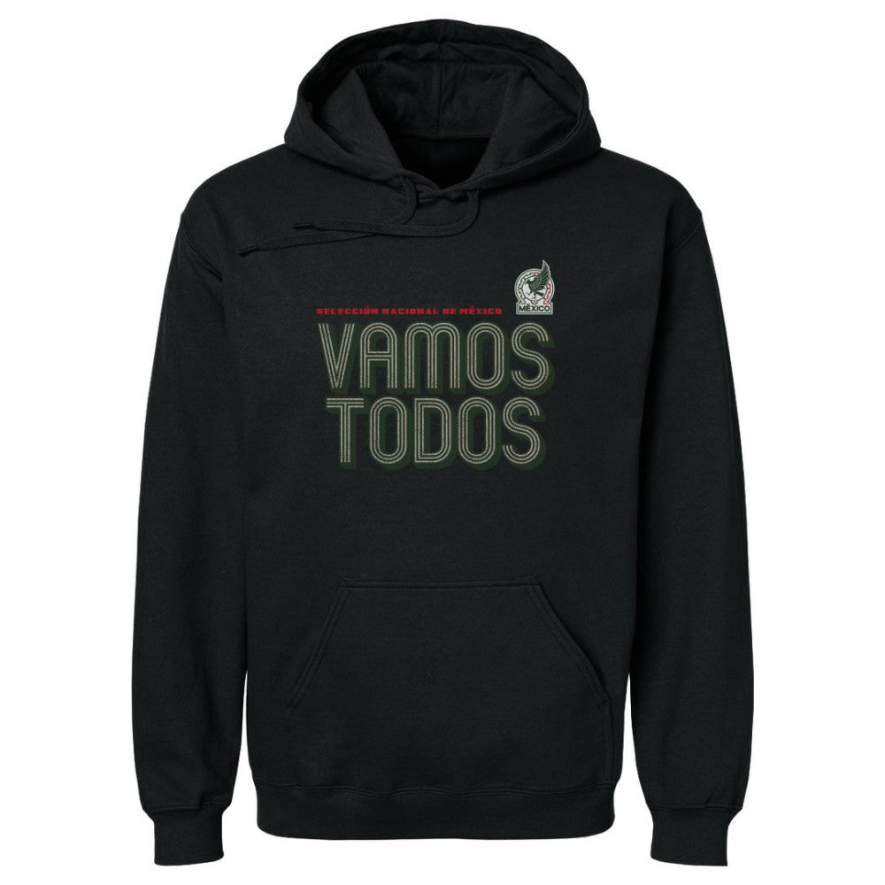 Mexico National Team 500 Level Vamos Todos Inline Bold Pullover Hoodie - Black