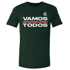 Mexico National Team 500 Level Vamos Todos Cotton T-Shirts - Forest Green