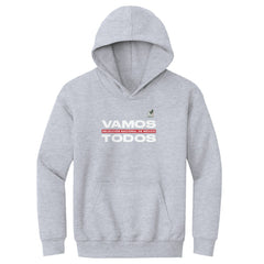 Mexico National Team 500 Level Youth Vamos Todos Pullover Hoodie - Gray