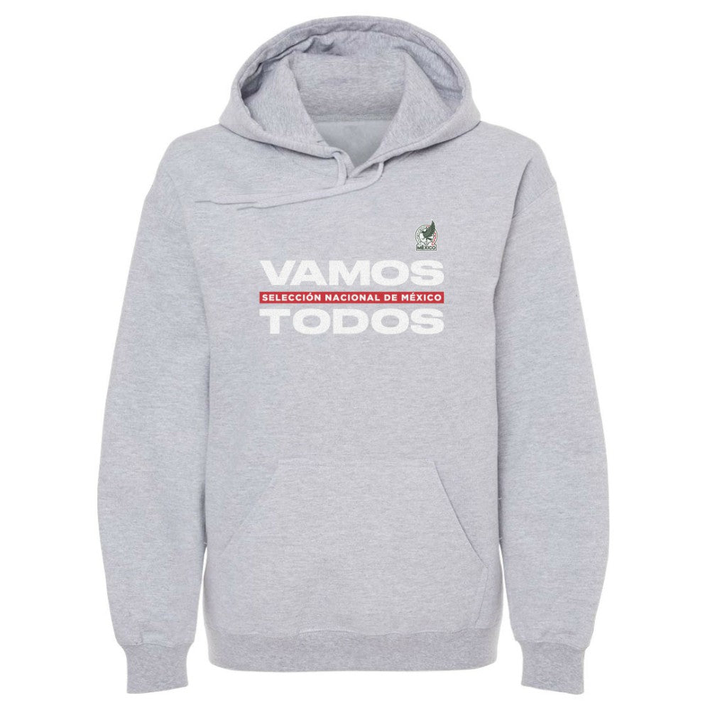 Mexico National Team 500 Level Vamos Todos Pullover Hoodie - Gray