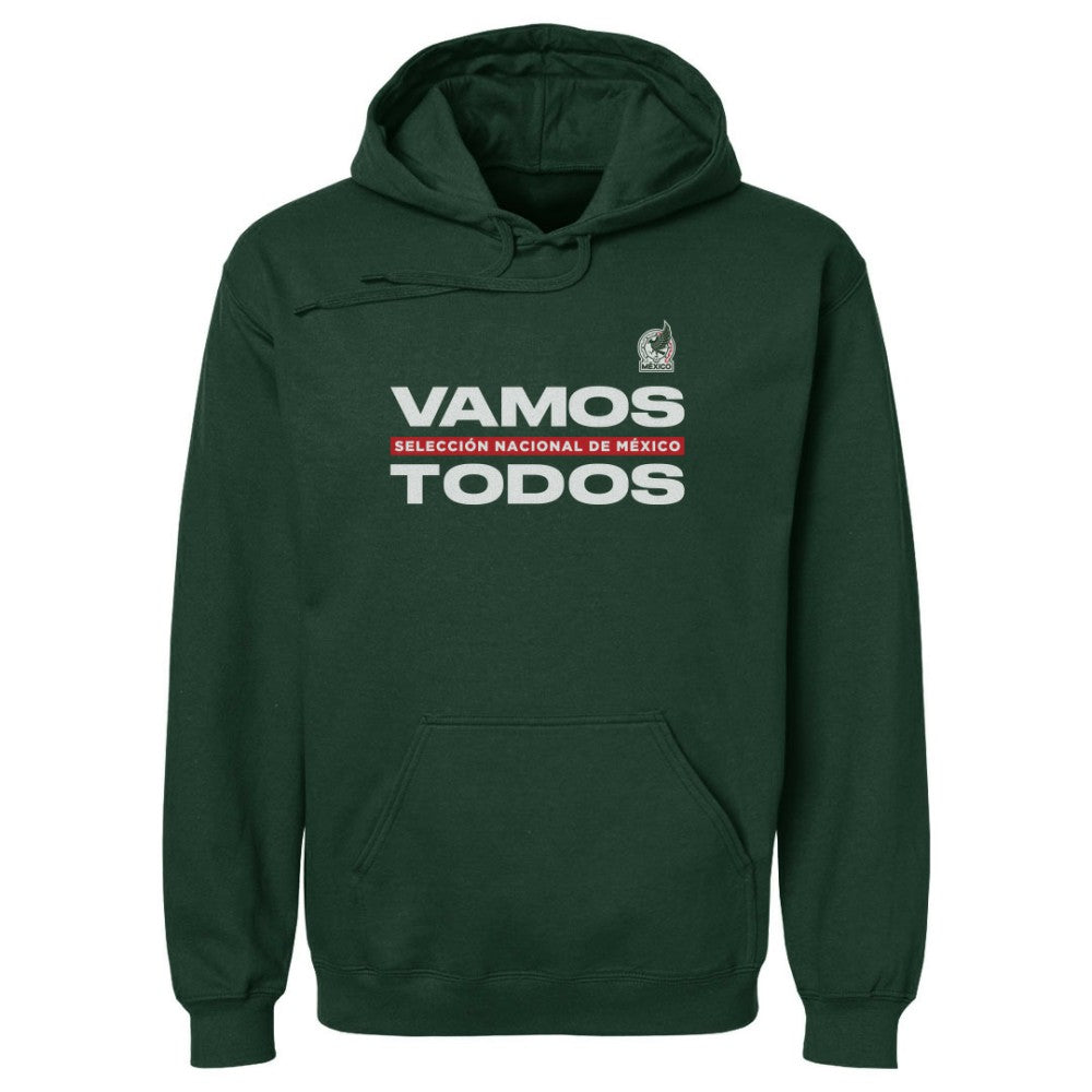Mexico National Team 500 Level Vamos Todos Pullover Hoodie - Dark Green