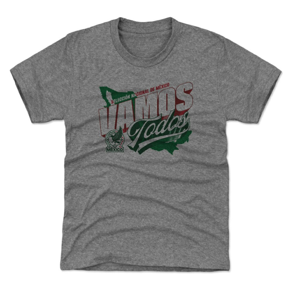 Mexico National Team 500 Level Youth Vamos Todos Country T-Shirts - Gray